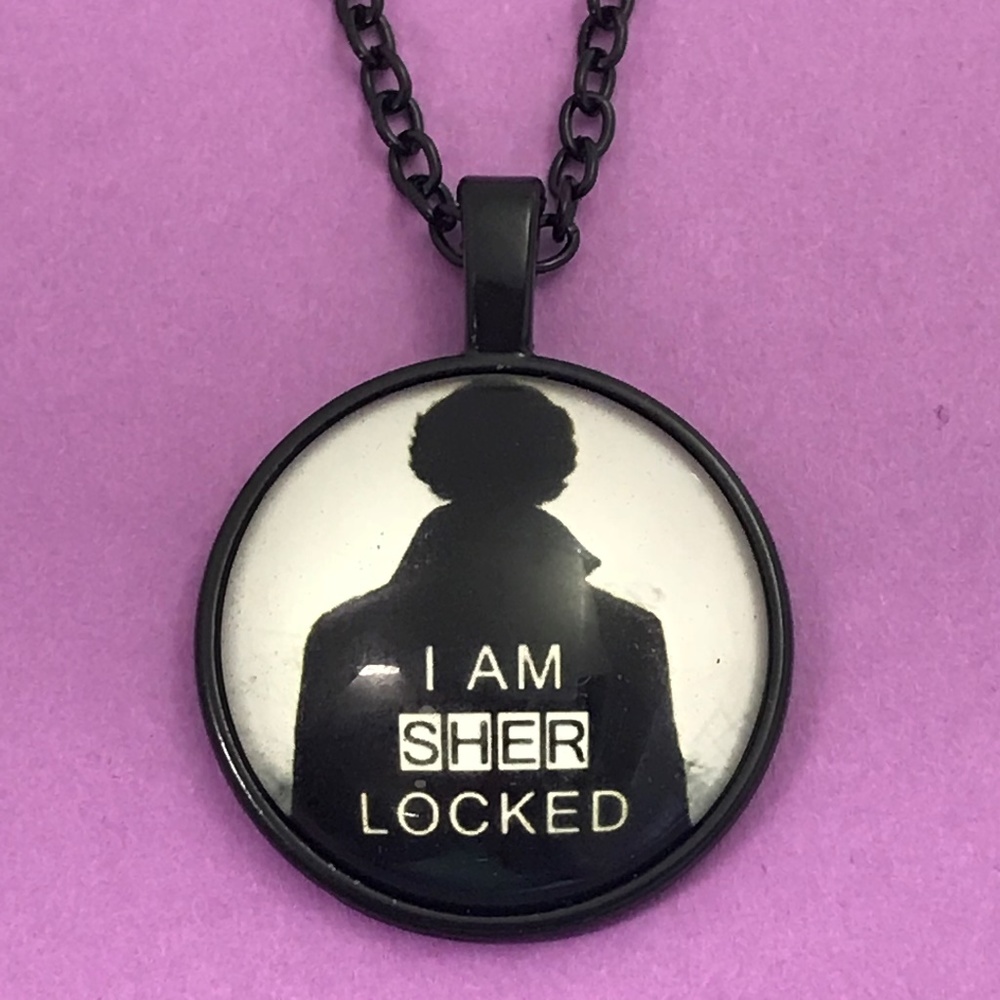 I Am Sher Locked (Sherlock Holmes) Necklace